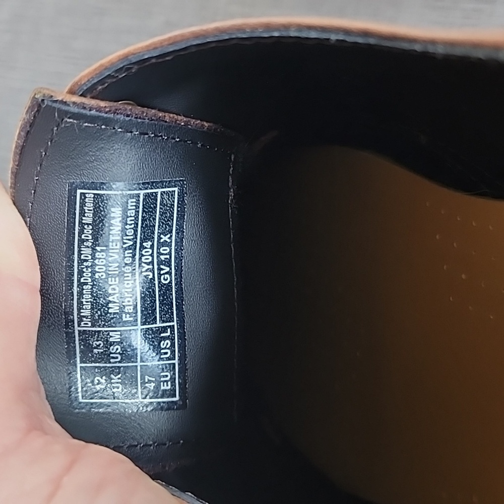 Dr Martens 1461 Crazy Horse Oxfords - Picture 4 of 7